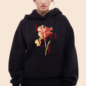 LOVE Printed Hoodie For Women