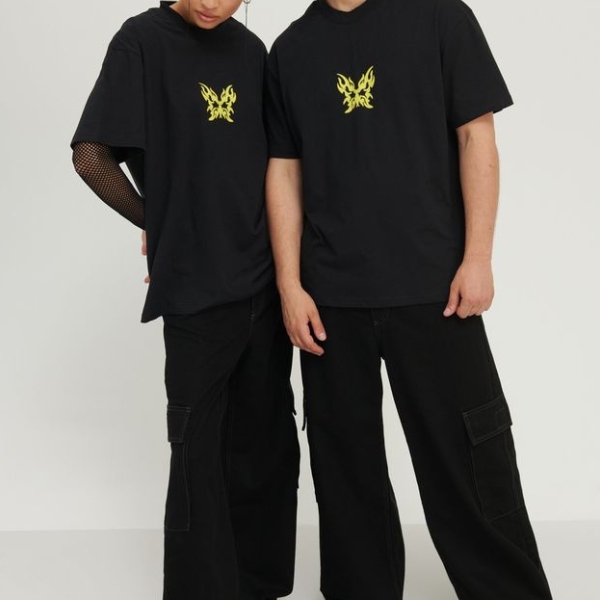 9-1.jpg Butterfly Unisex Printed T-Shirt