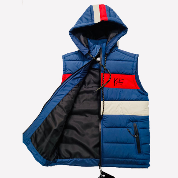 Two Toned Navy Blue Jacket