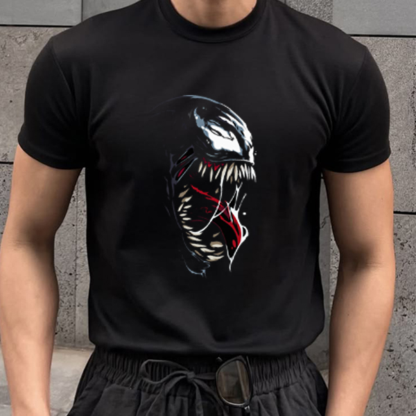Venom Printed T-Shirt – Unleash the Power of the Symbiote