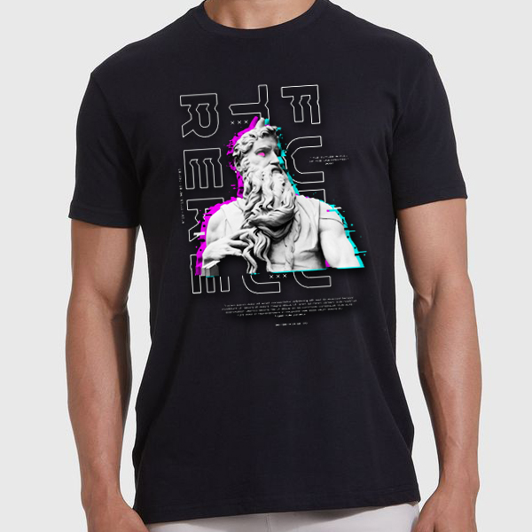 fsdszb.jpg Roman Printed T-Shirt