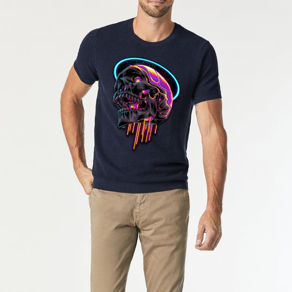 Skeleton Printed T-Shirt